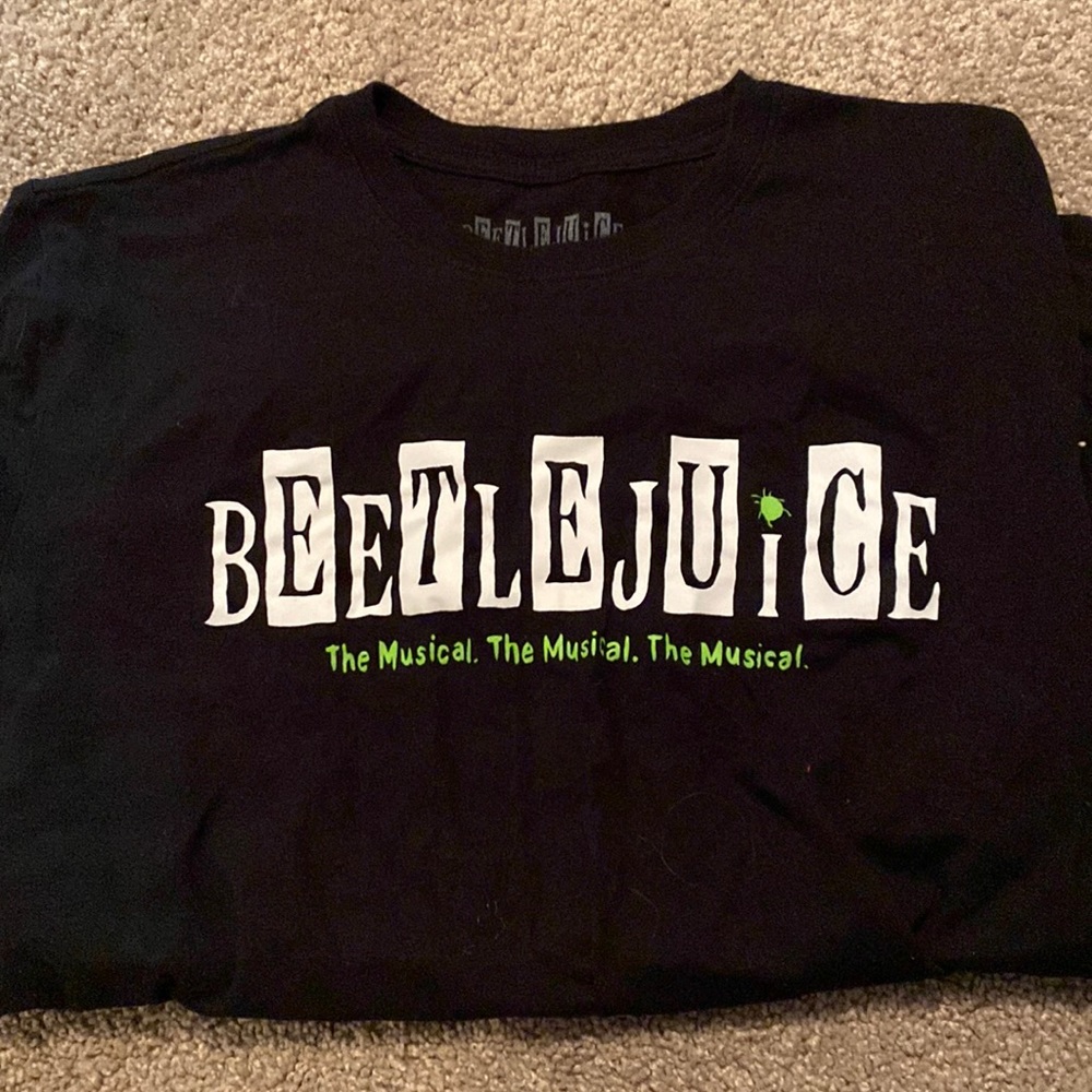 Beetlejuice the musical tee shirt